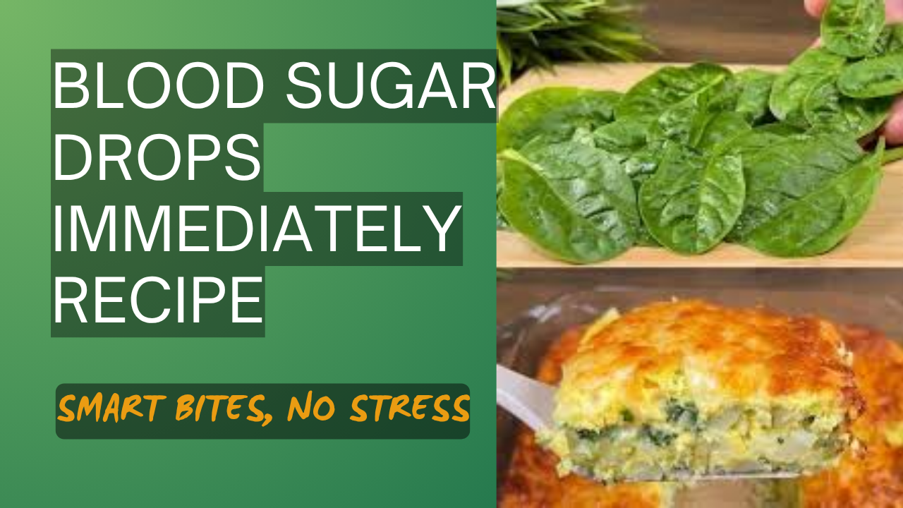 Blood Sugar Drops Immediately – Spinach & Egg Breakfast Bake