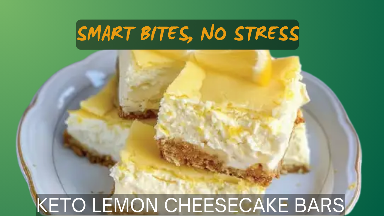 Keto Lemon Cheesecake Bars