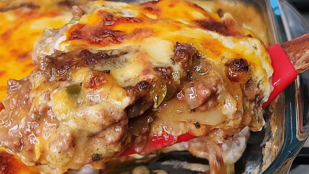 Easy Hamburger Potato Casserole Recipe